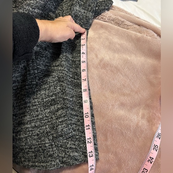 J. Jill Tweed Wool Blend Charcoal Blazer - Picture 11 of 12